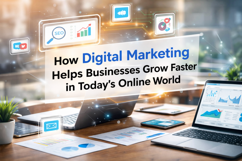 How Digital Marketing Helps Businesses Grow Faster in Today’s Online World